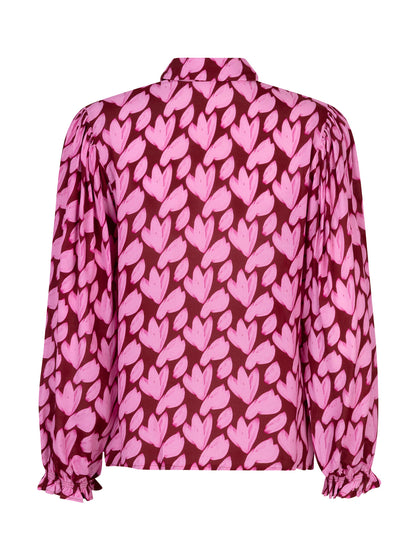 Ydence Blouse Alyssa - pink flower