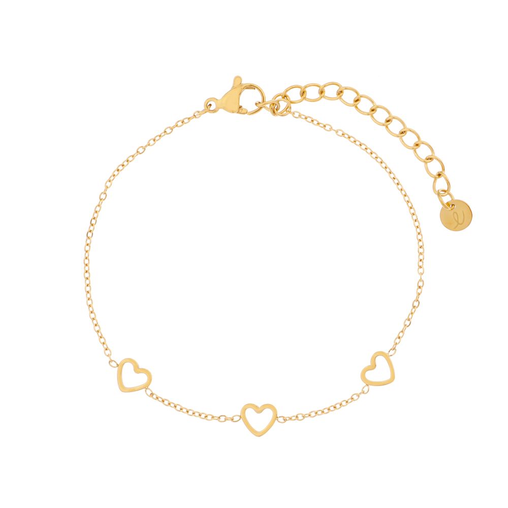 Armbandje 3 Open Hearts