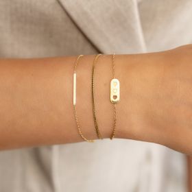 Armbandje Charm Bar