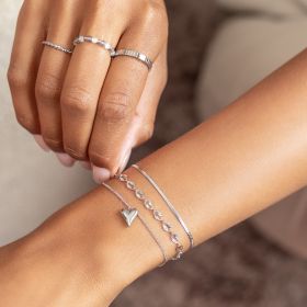 Armbandje Dangling Heart