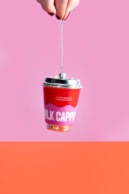 Kerstornament Oat Cappuccino To Go