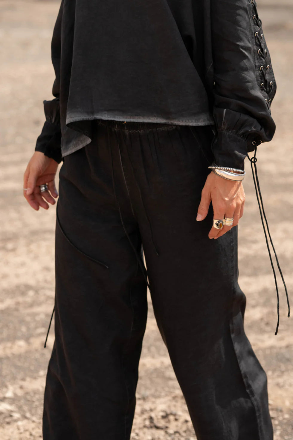 Moostwanted Broek Chloe - black washed