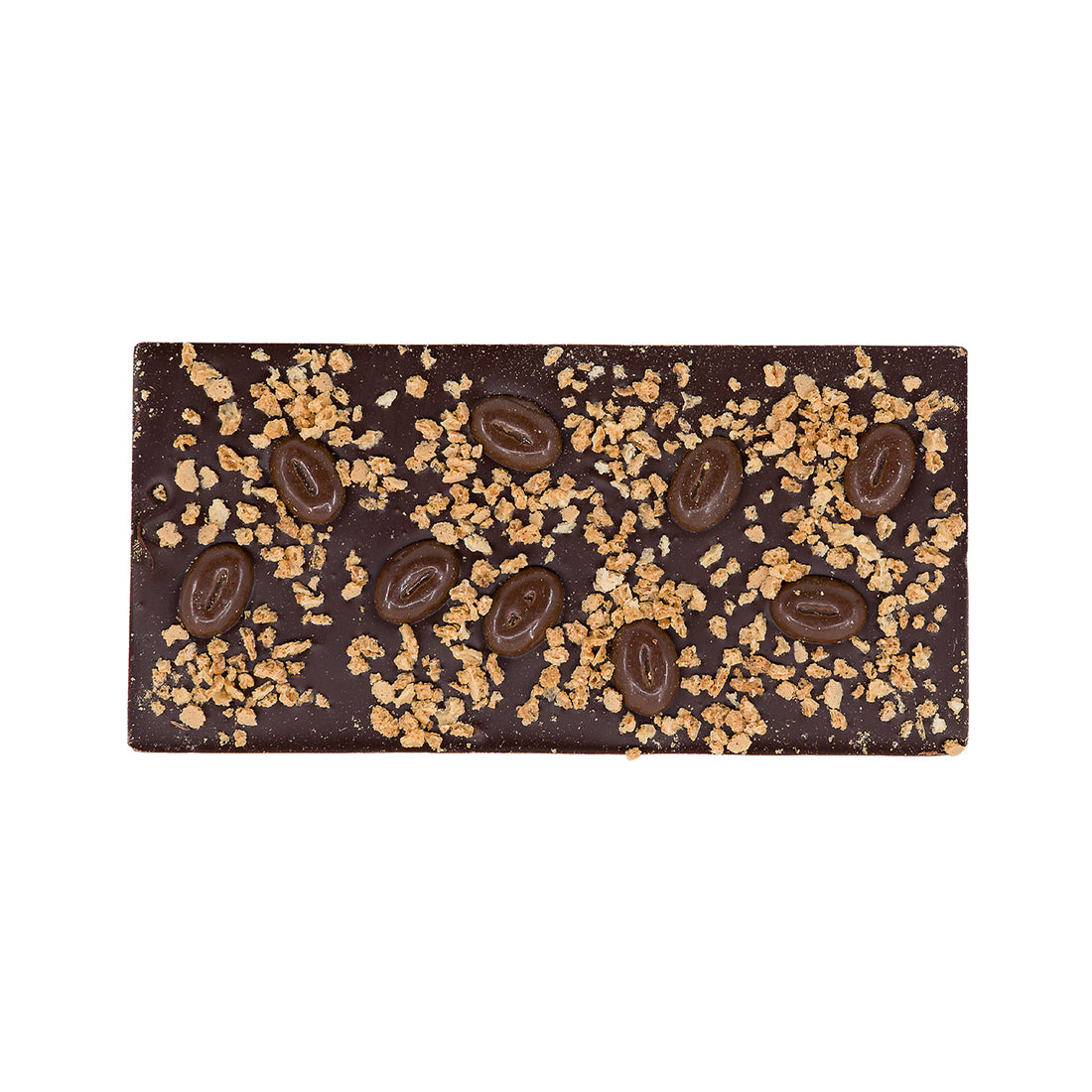 Luxe Chocolade Reep Mokkabonen en Amaretti Puur – 100 gr