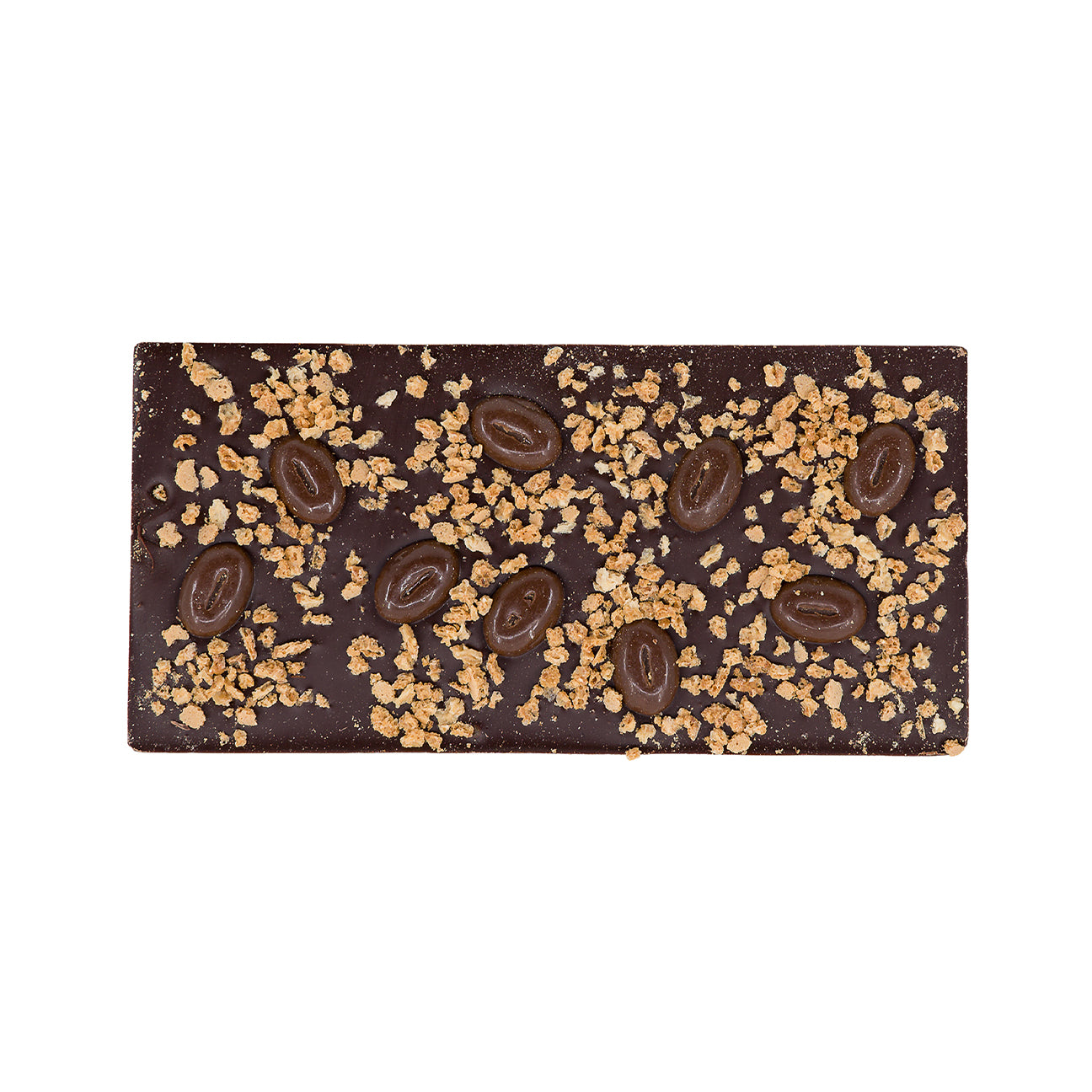 Luxe Chocolade Reep Mokkabonen en Amaretti Puur – 100 gr