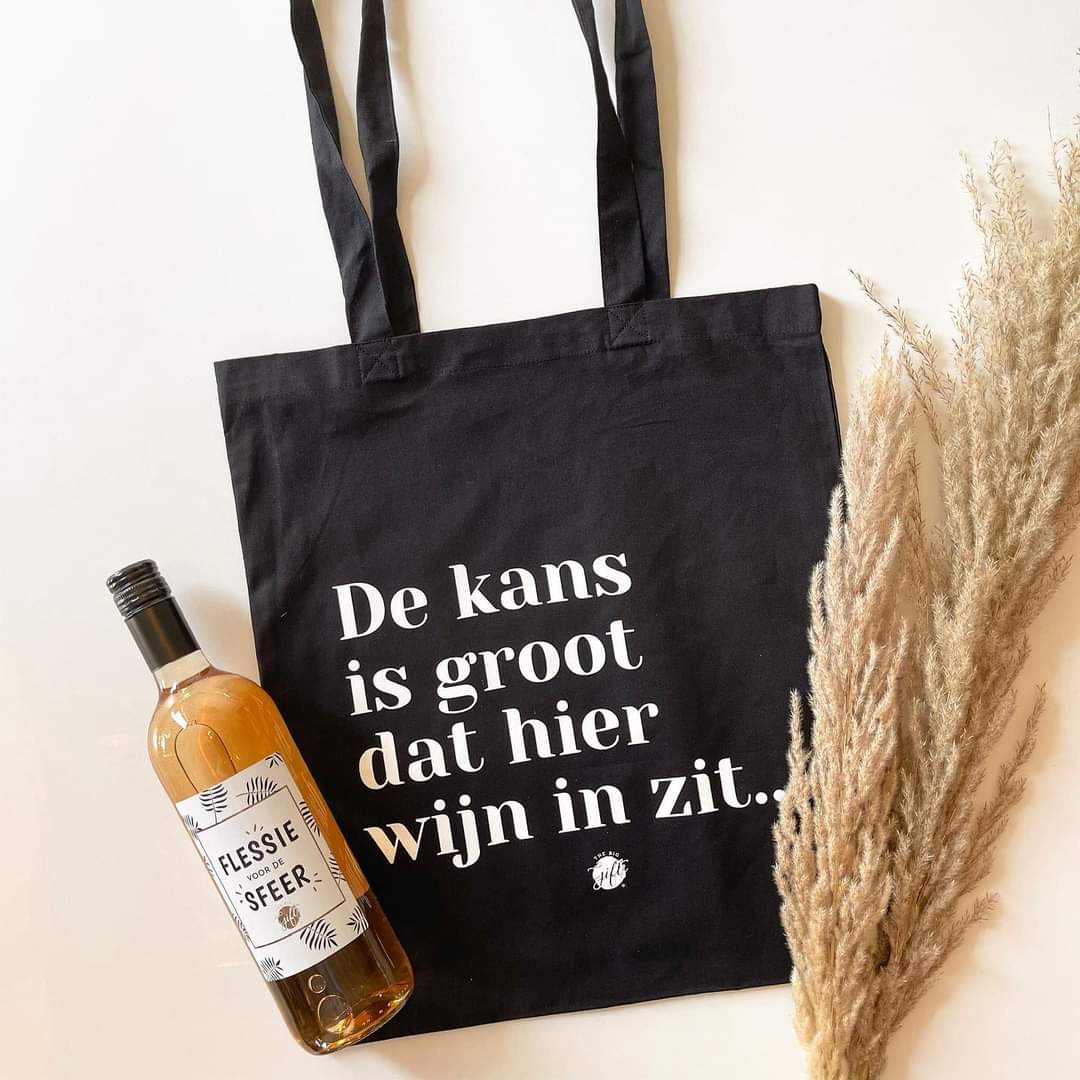 Katoenen Tas - De kans is groot