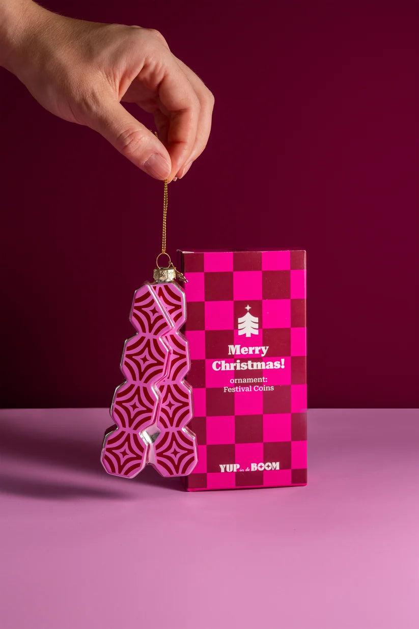 Kerstornament Festivalmuntjes