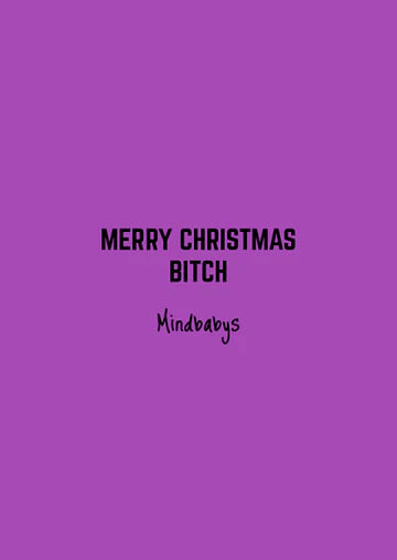 Kaart - christmas bitch