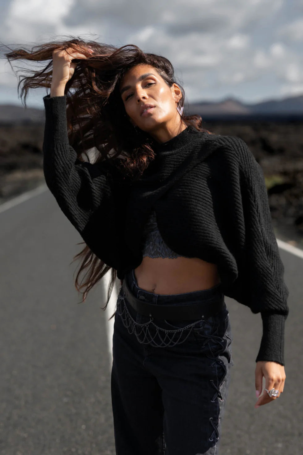 Moostwanted Sweater Paige - zwart