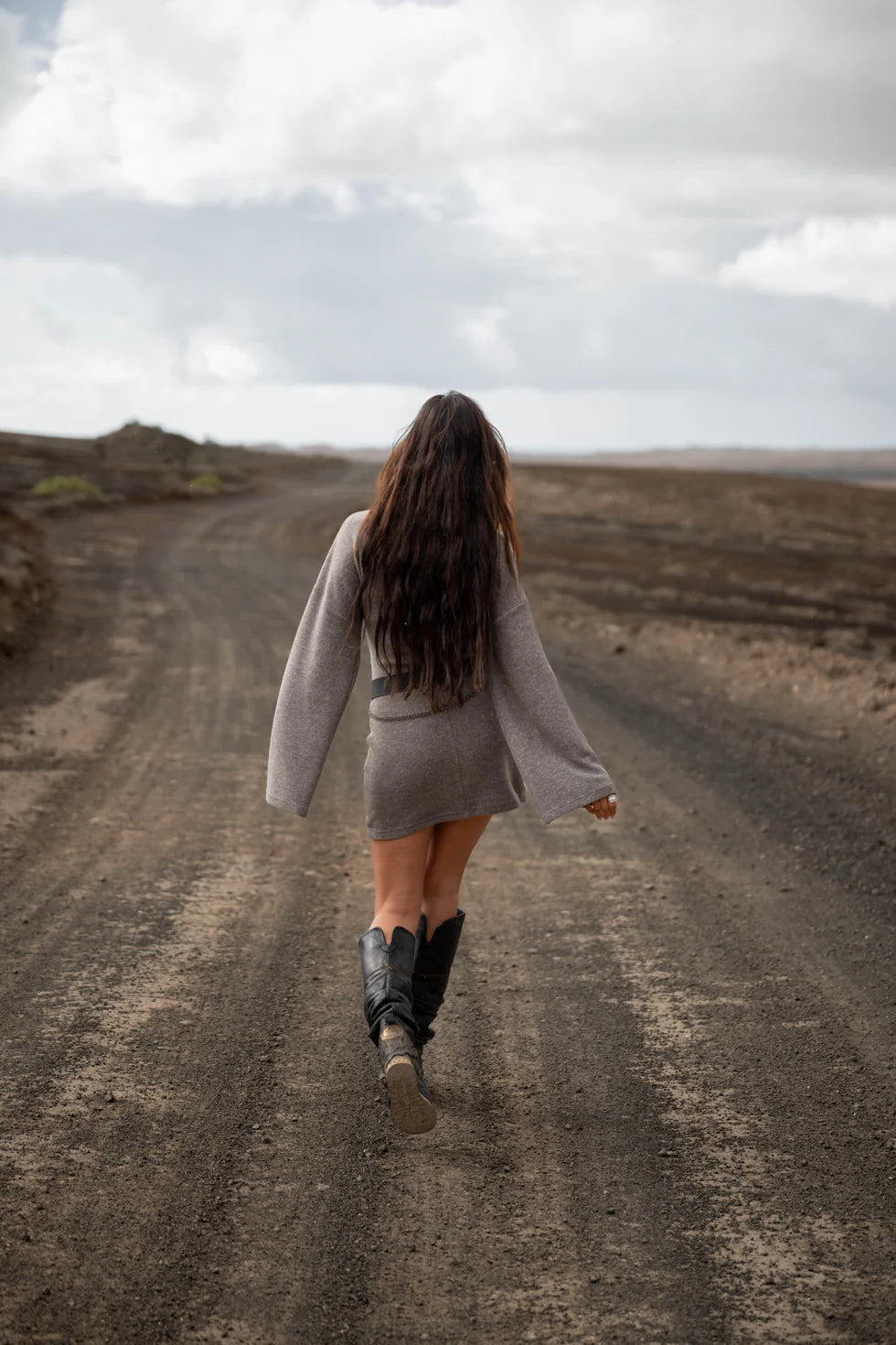 Moostwanted Jurk Jaida - grey melange