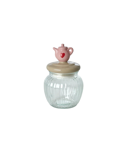 Glazen pot Rice - Theepot