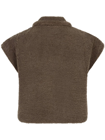 Ydence Gilet Rejou  - mud