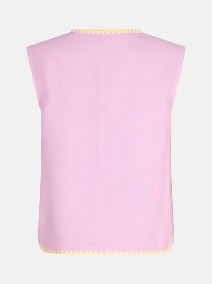 Gilet Billie - lavendel/pink