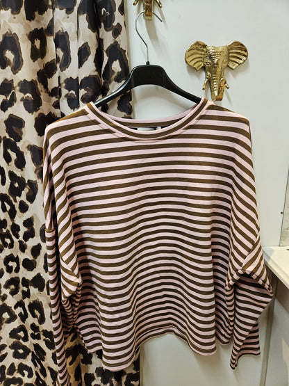 Top Nola - lichtroze/bruin