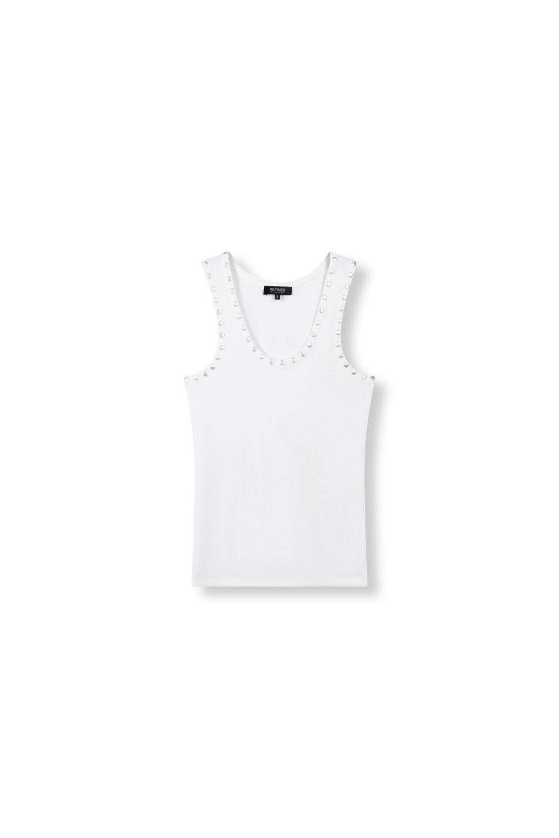 Knitted Singlet Bente - off white