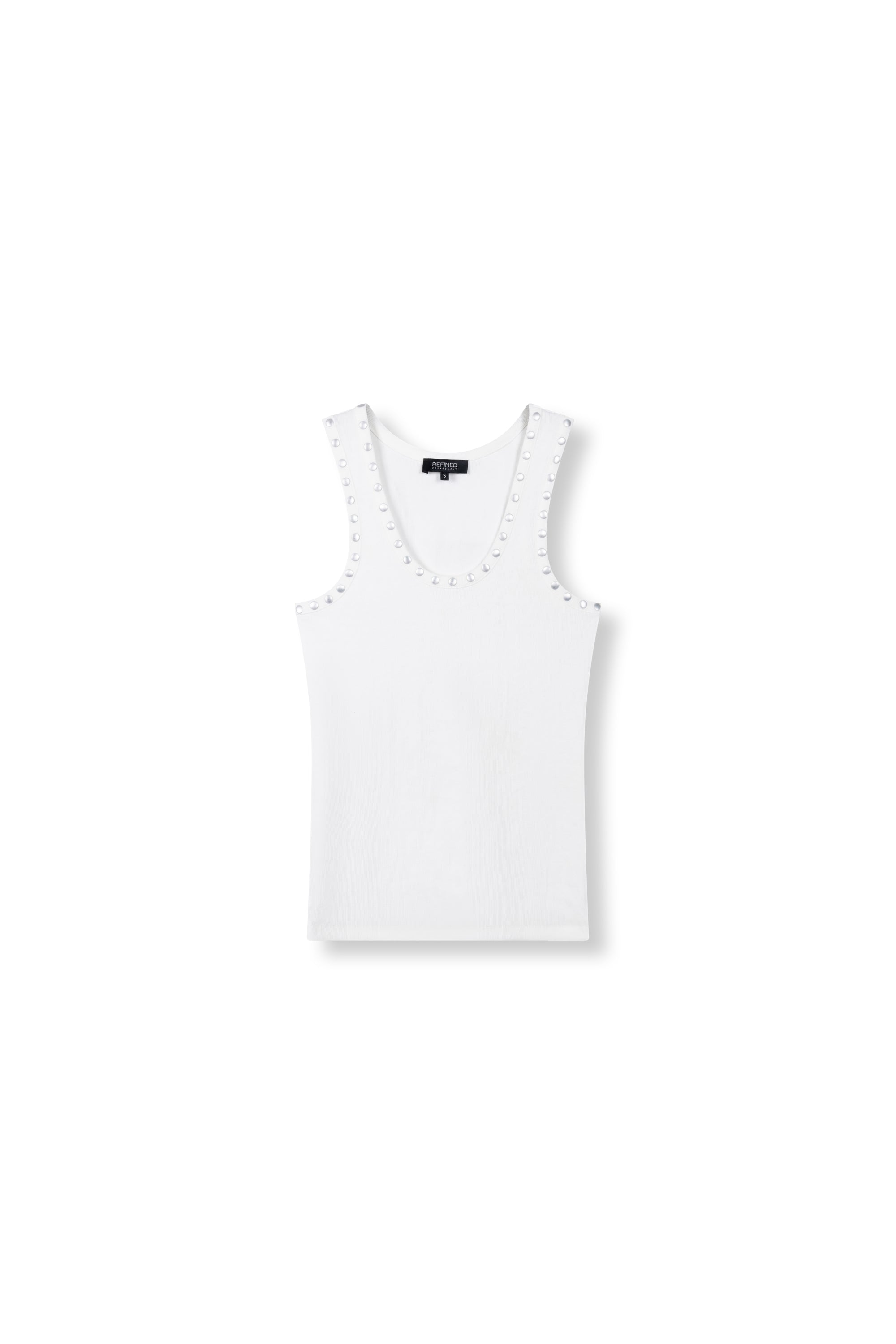Knitted Singlet Bente - off white
