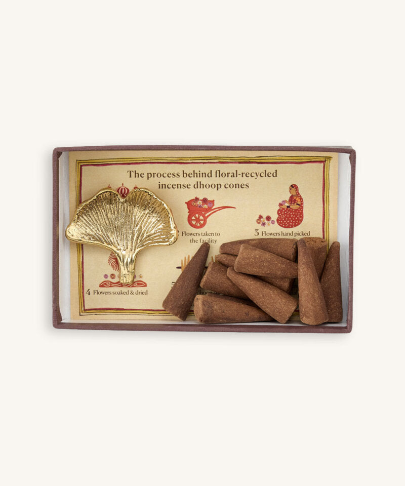 Wierookkegels Geschenkset Amber