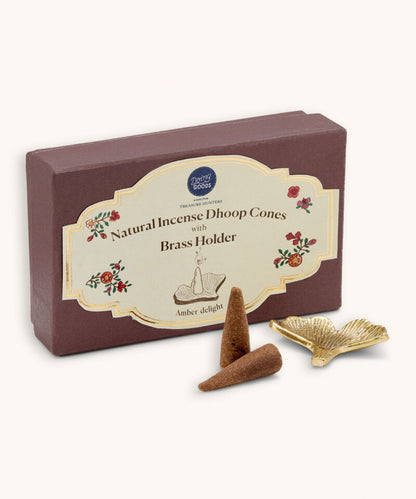Wierookkegels Geschenkset Amber