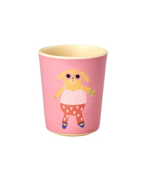 Kinder Beker Hond - roze