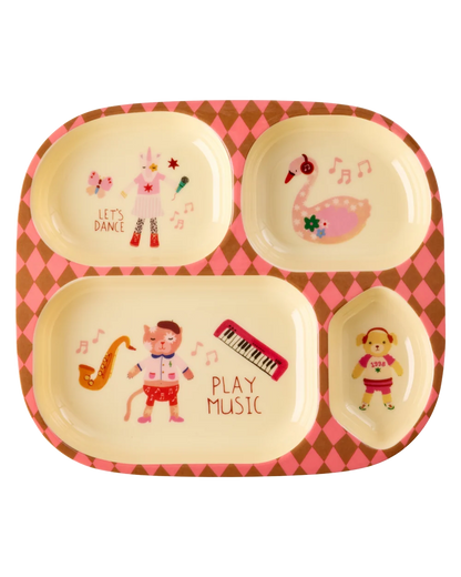 Rice 4-vaks Kinderbord Music - roze
