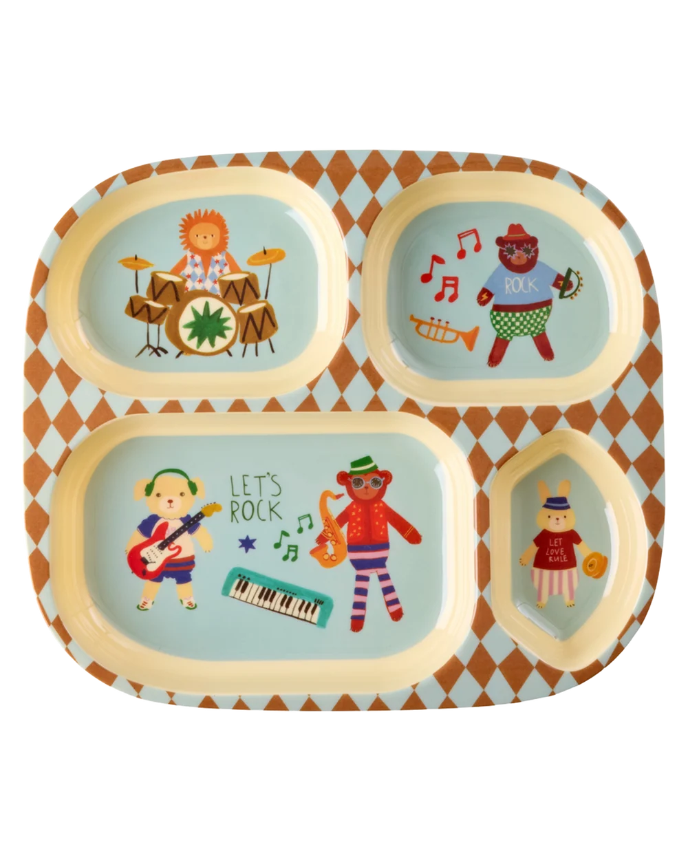 Rice 4-vaks Kinderbord Music - mint