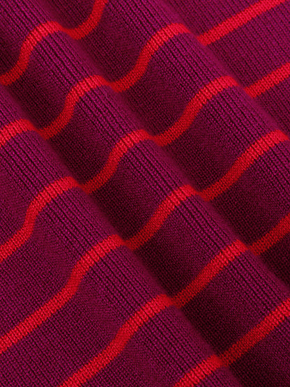Ydence Knitted Top Devina - fuchsia purple