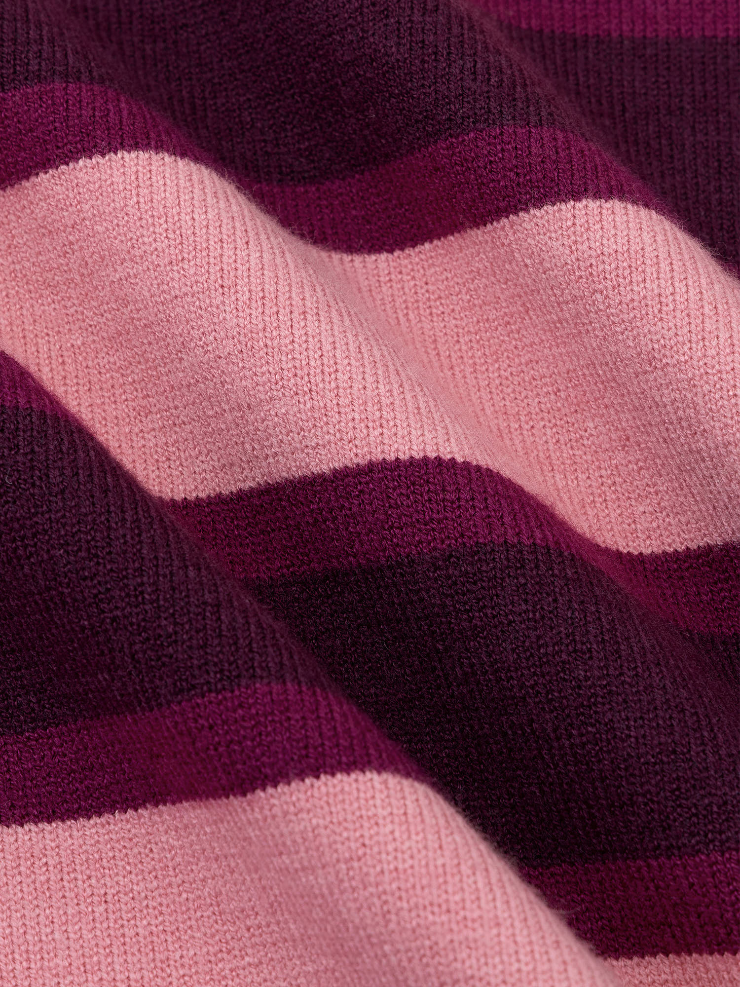 Ydence Knitted Top Balou - Aubergine/coral pink