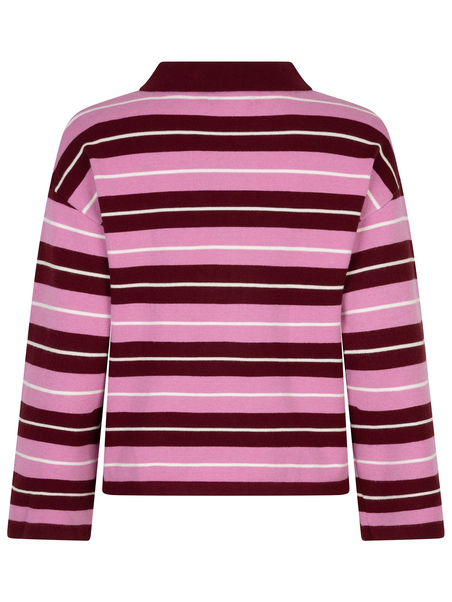 Ydence Knitted Top Balou - burgundy pink
