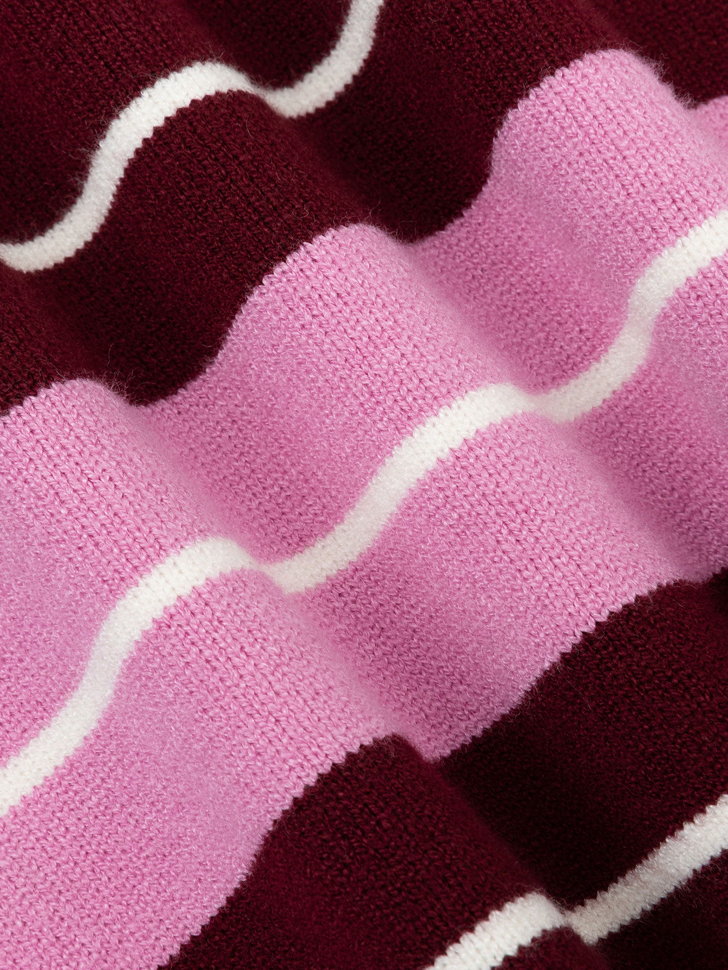 Ydence Knitted Top Balou - burgundy pink