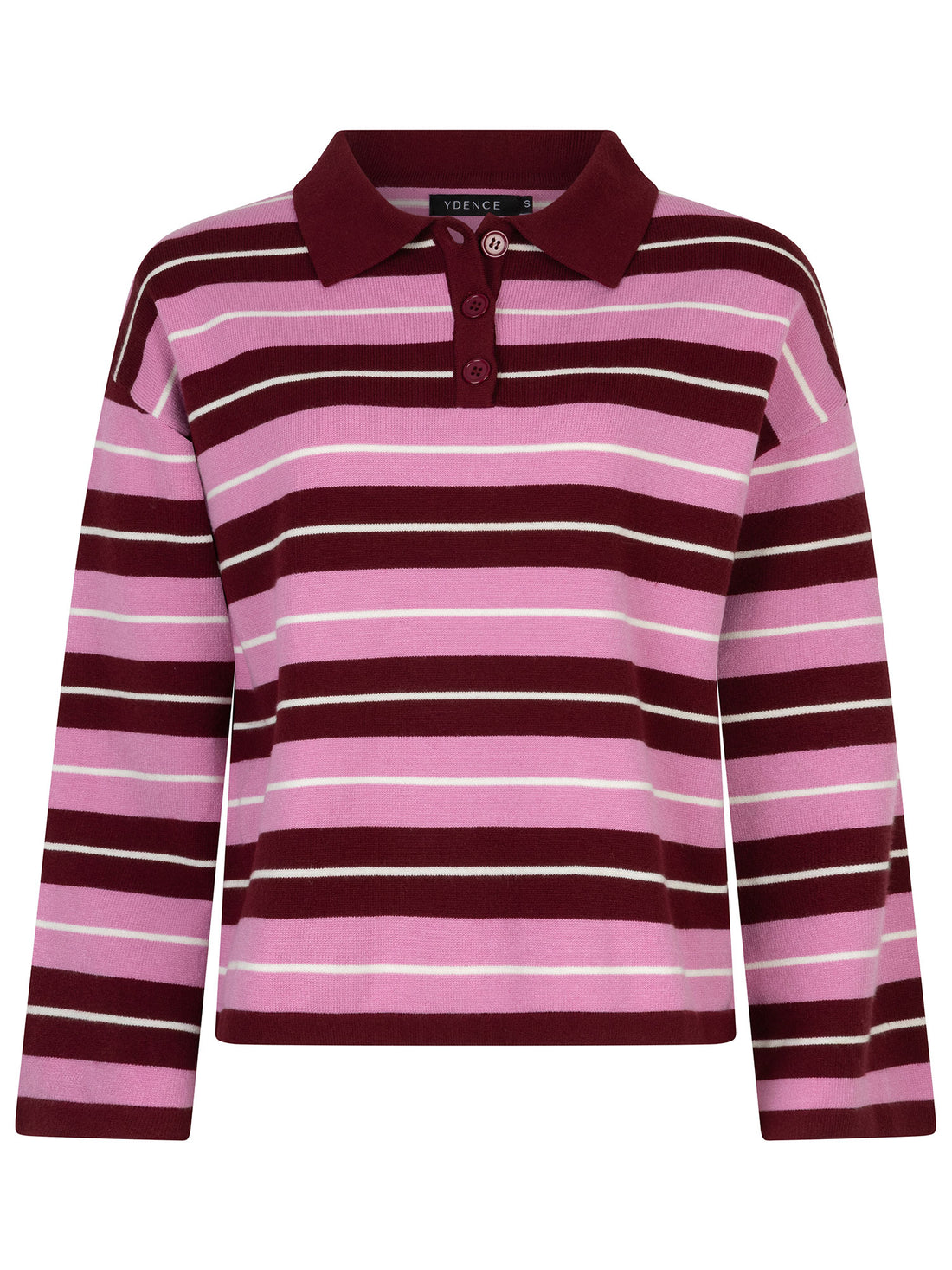 Ydence Knitted Top Balou - burgundy pink