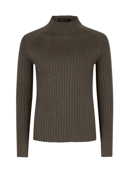 Ydence Knitted Top Kit - mud