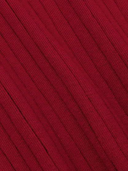 Ydence Knitted Top Kit - red