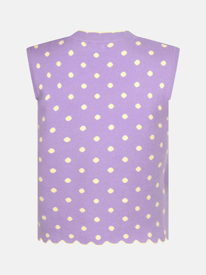 Knitted Top Norah - lila