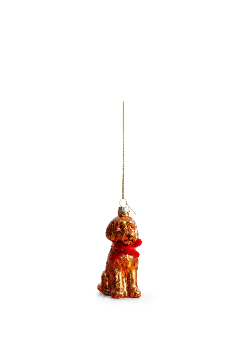 Kerstornament Labradoodle