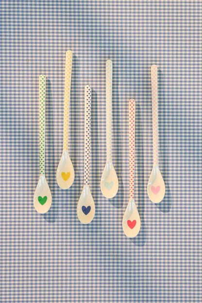 Rice Latte macchiato lepel - Favorite Hearts Print