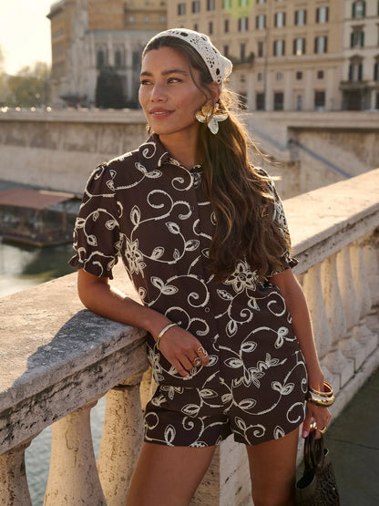 Short Zoey - dark brown