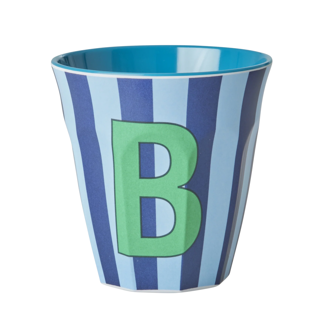 Rice Beker - Blauw - B - Stripes