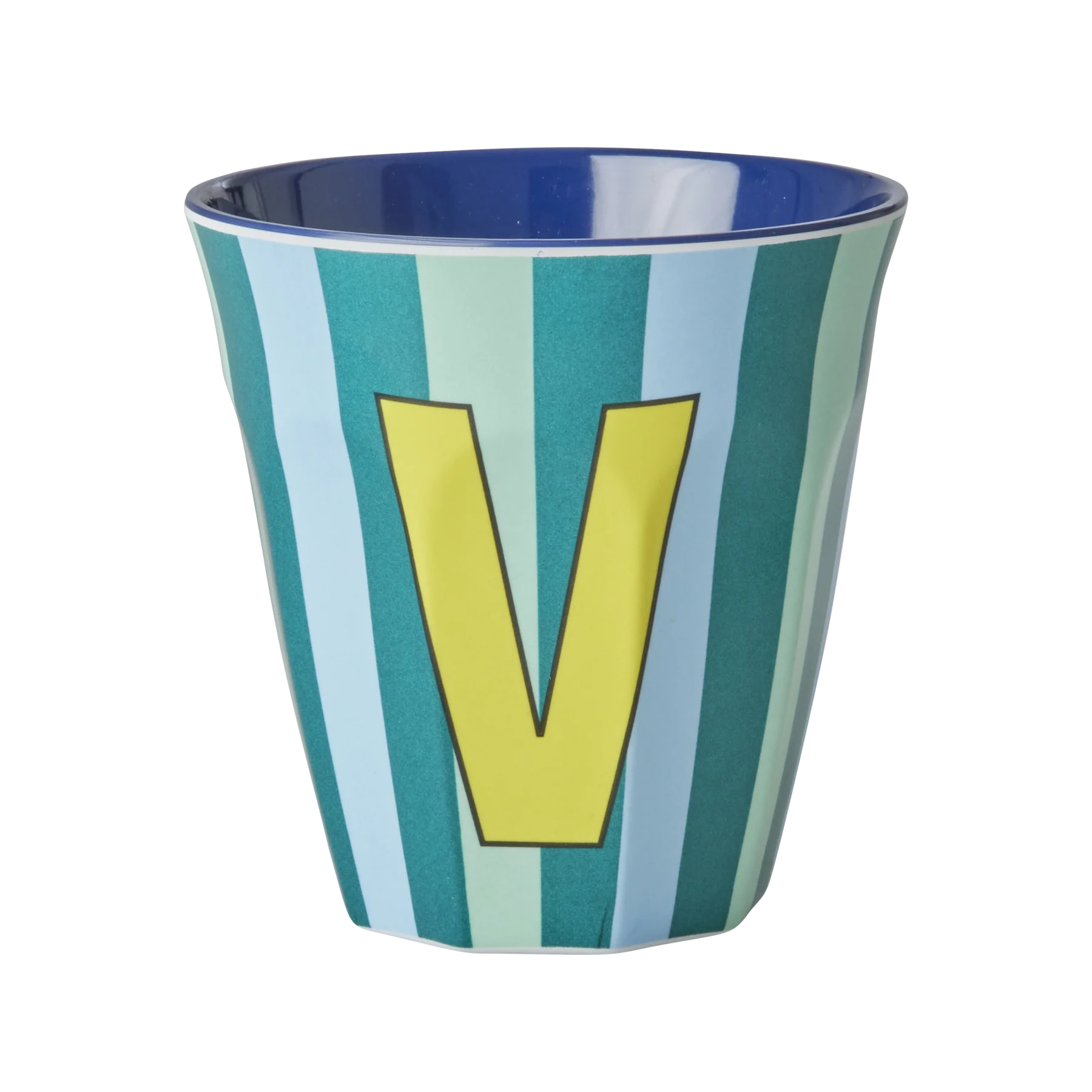 Rice Beker - Meerkleurig - V - Stripes