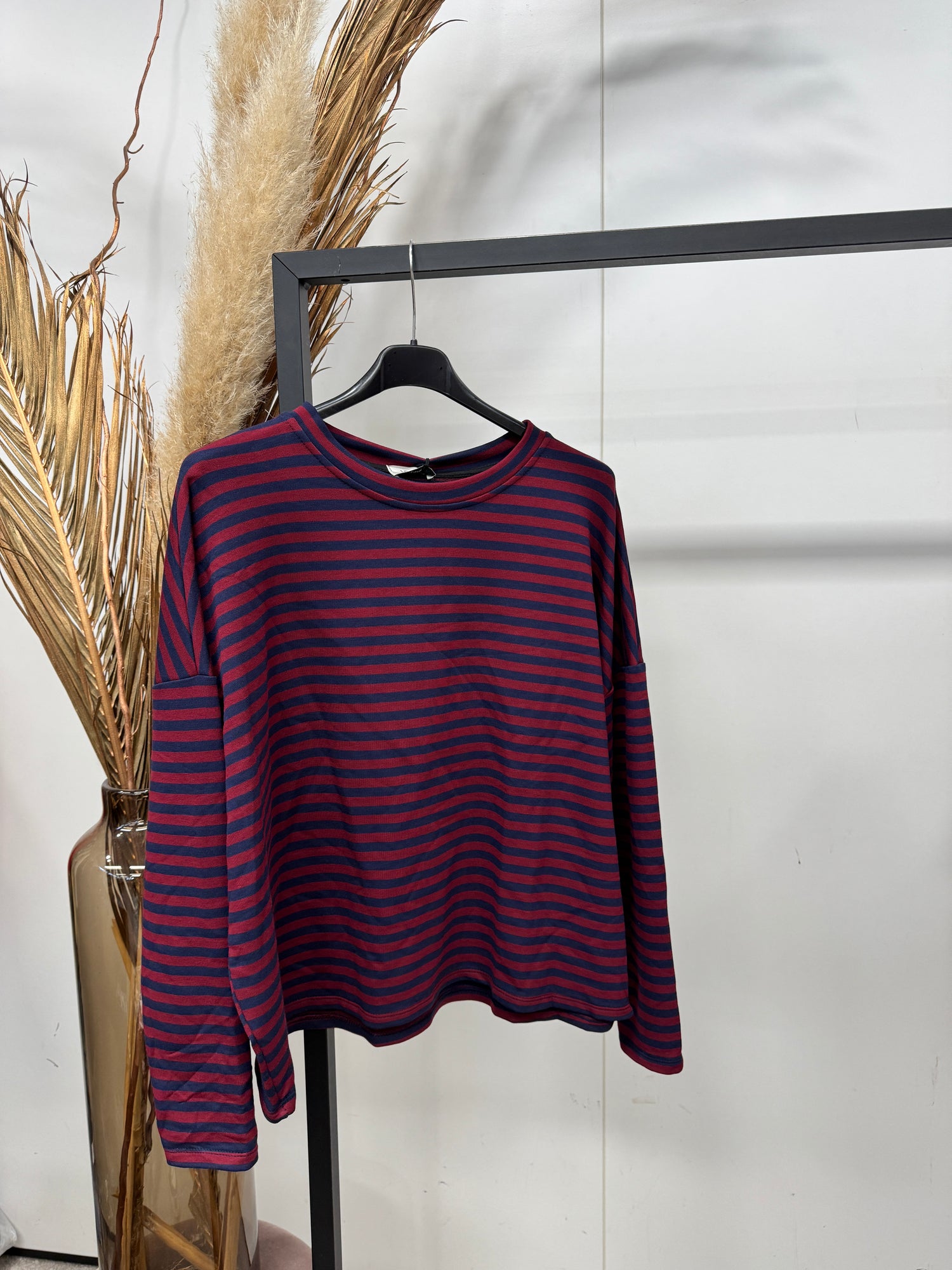 Top Nola - bordeaux/navy