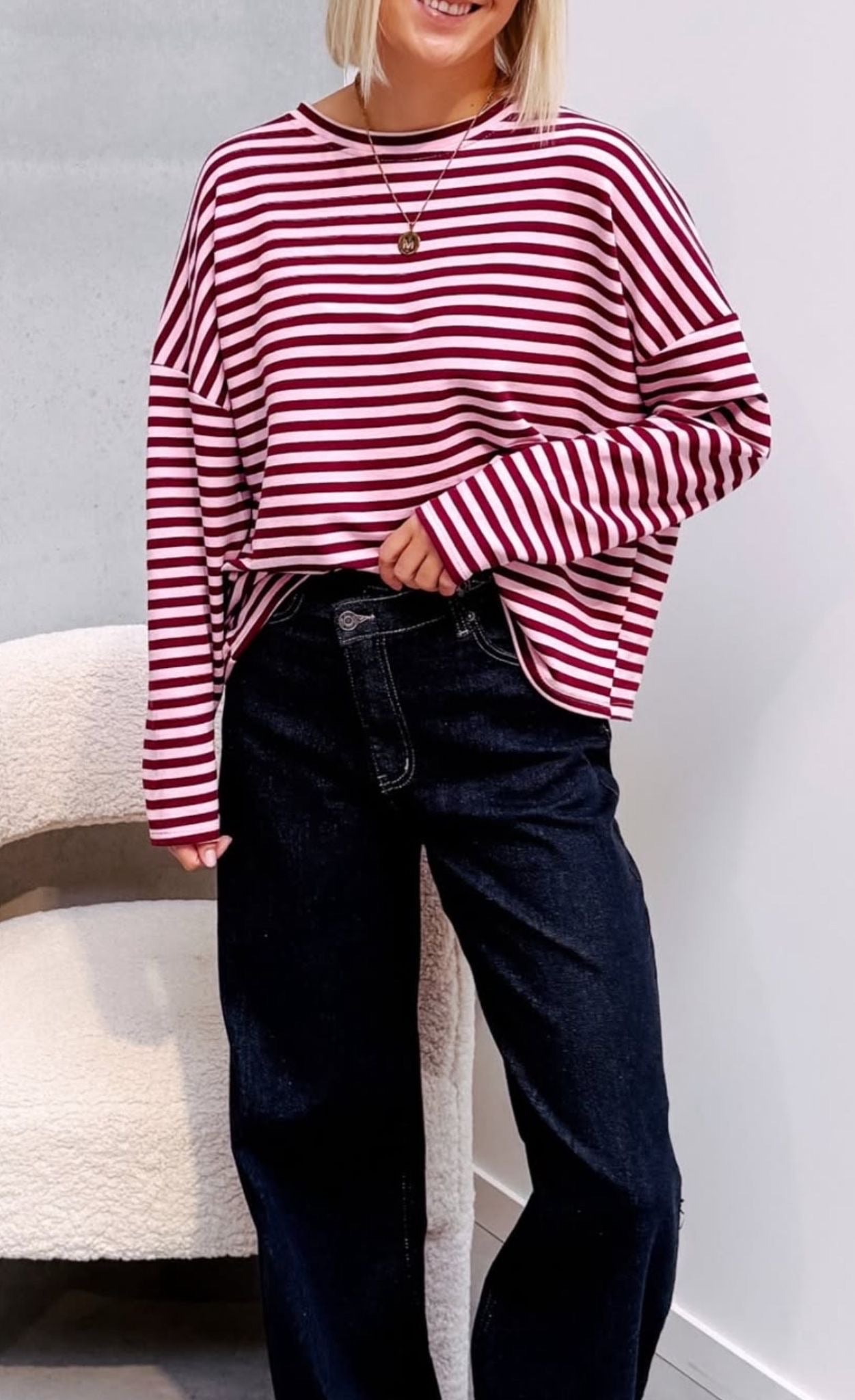 Top Nola - boreaux/roze