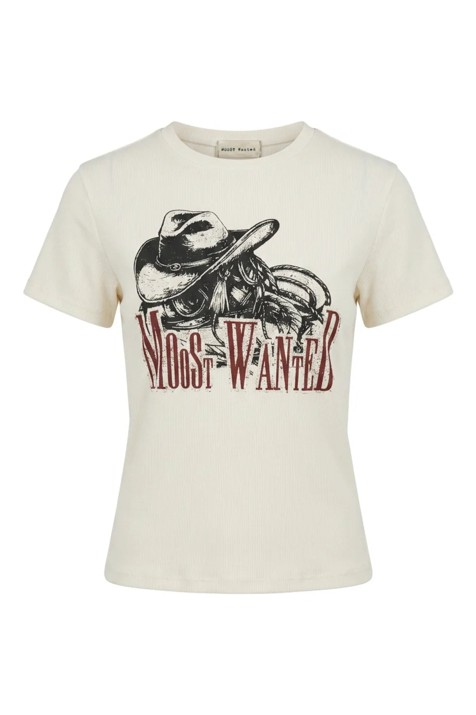 Kyra Rib Tshirt - off white
