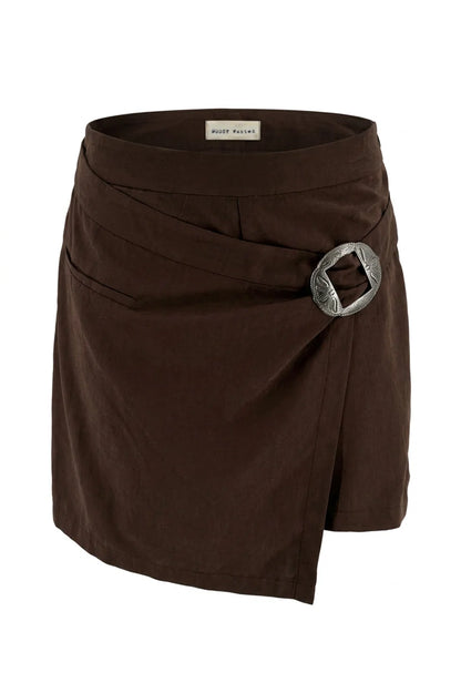 Saloon Skort - dark brown