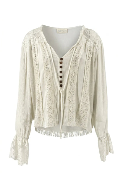 Nadia Lace Blouse - off white