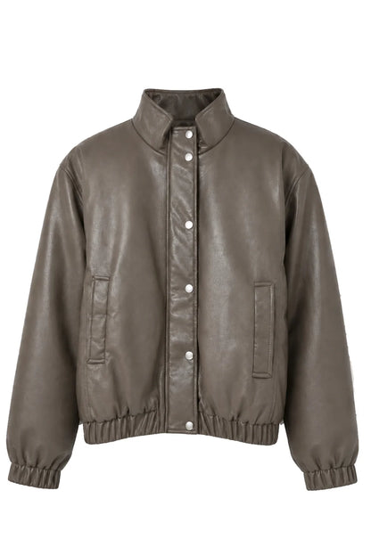 Bobby Pu Jacket - dark brown