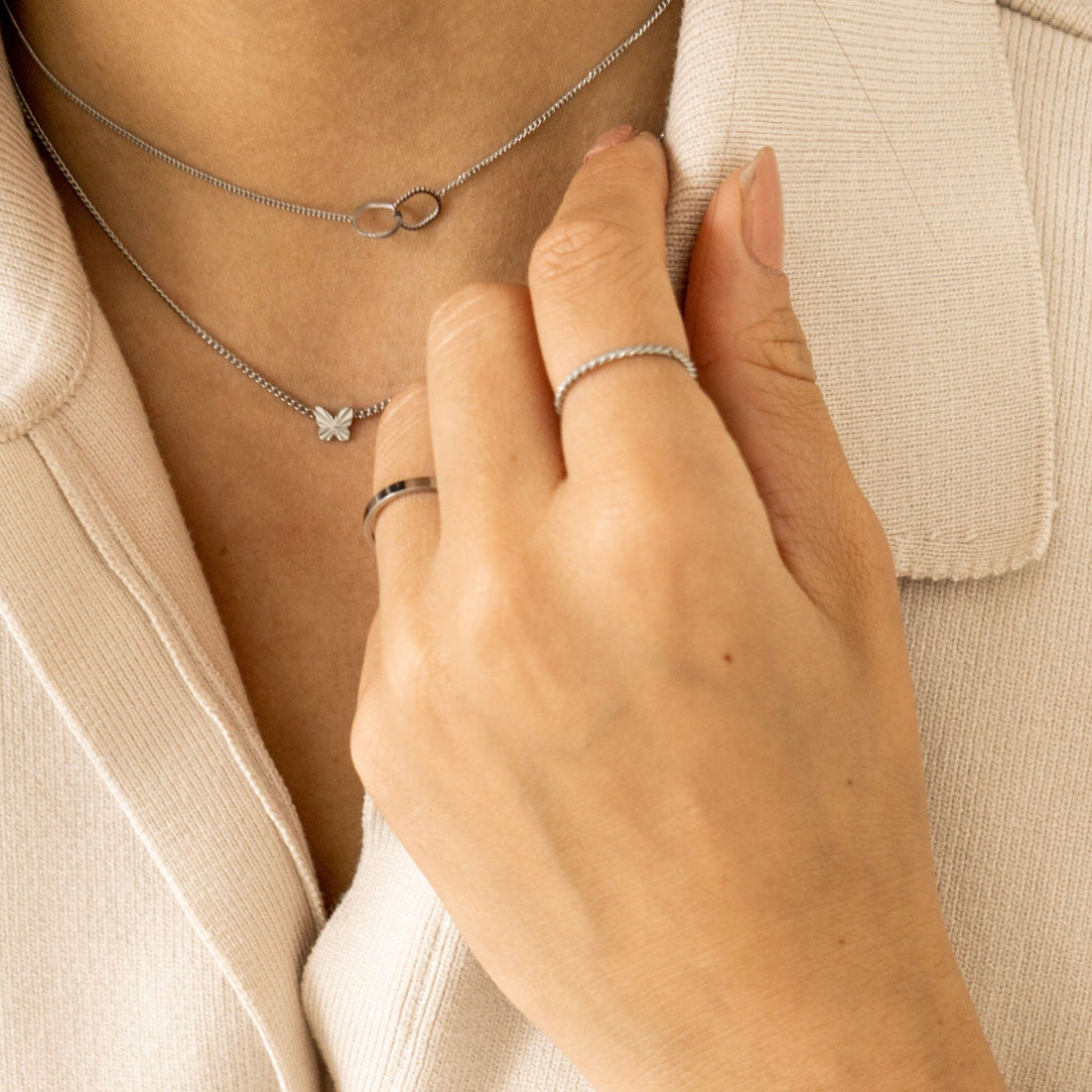 Ketting Flamed Butterfly