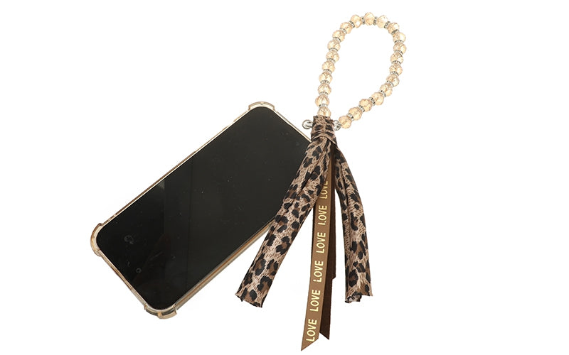 Sleutelhanger / Telefoonkoord Amber - champagne