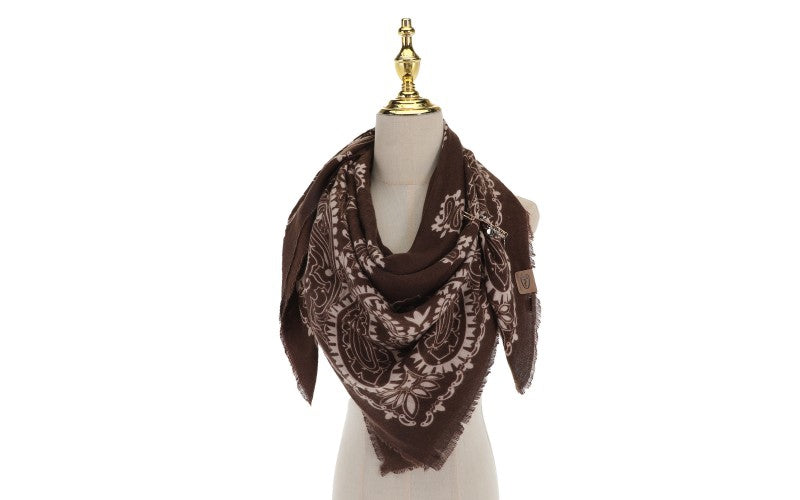 Sjaal Avize - bruin