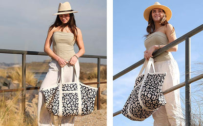 Black panter schoudertas / shopper Bali