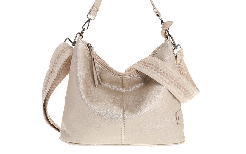 Schoudertas Palma - champagne