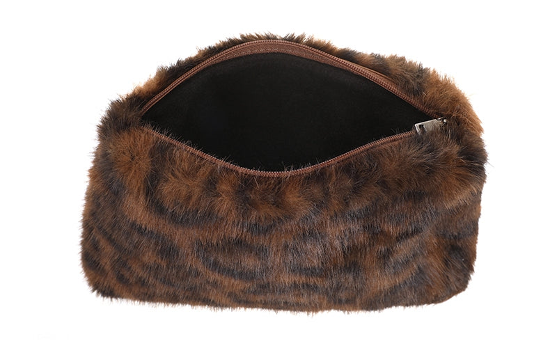 Make-up Tasje Borno - panter bruin