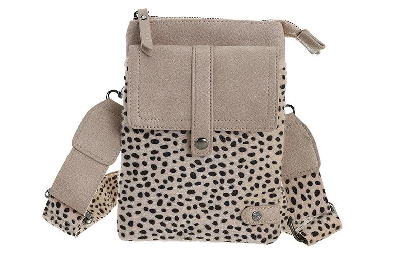 Telefoontasje Tyler - khaki dot